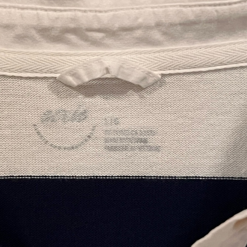 Aerie Navy and White Striped Long Sleeve Tee - Picture 2 of 2